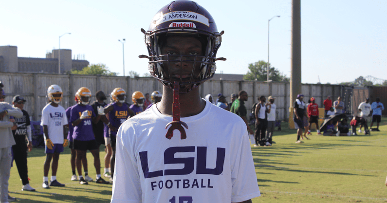 Louisiana 2026 WR Jakai Anderson has committed to LSU (Photo: Shea Dixon/On3)